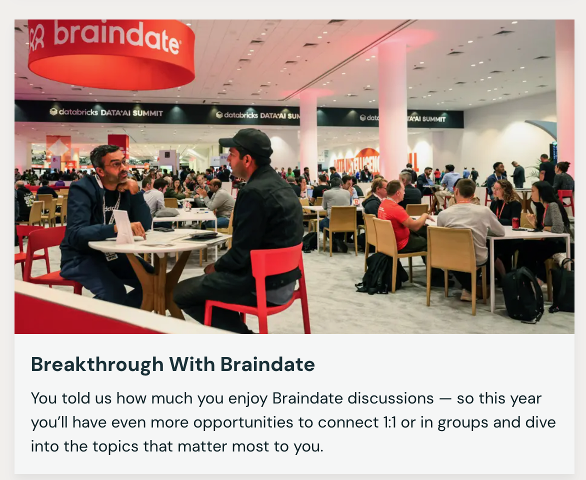 Breakthrough With Braindate