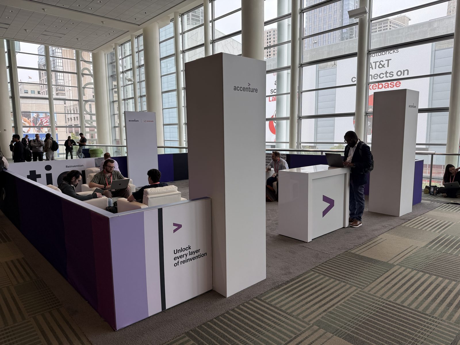 Competitor booth
