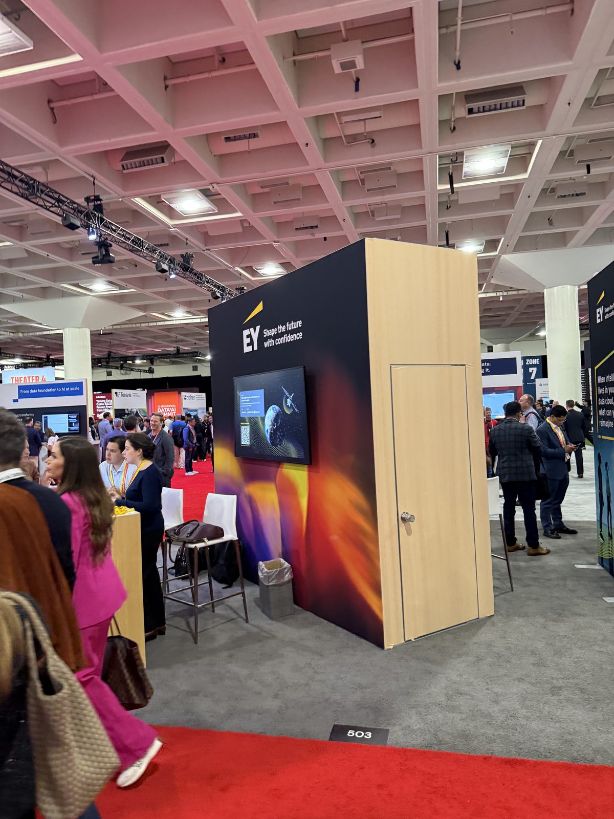 Competitor booth