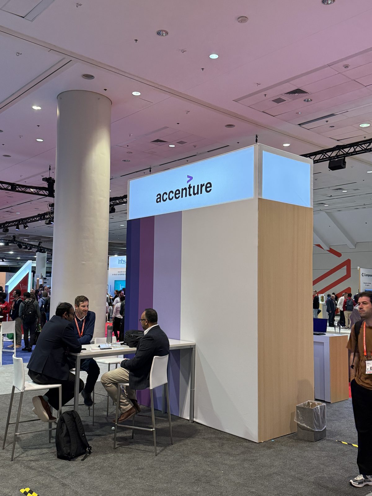 Competitor booth